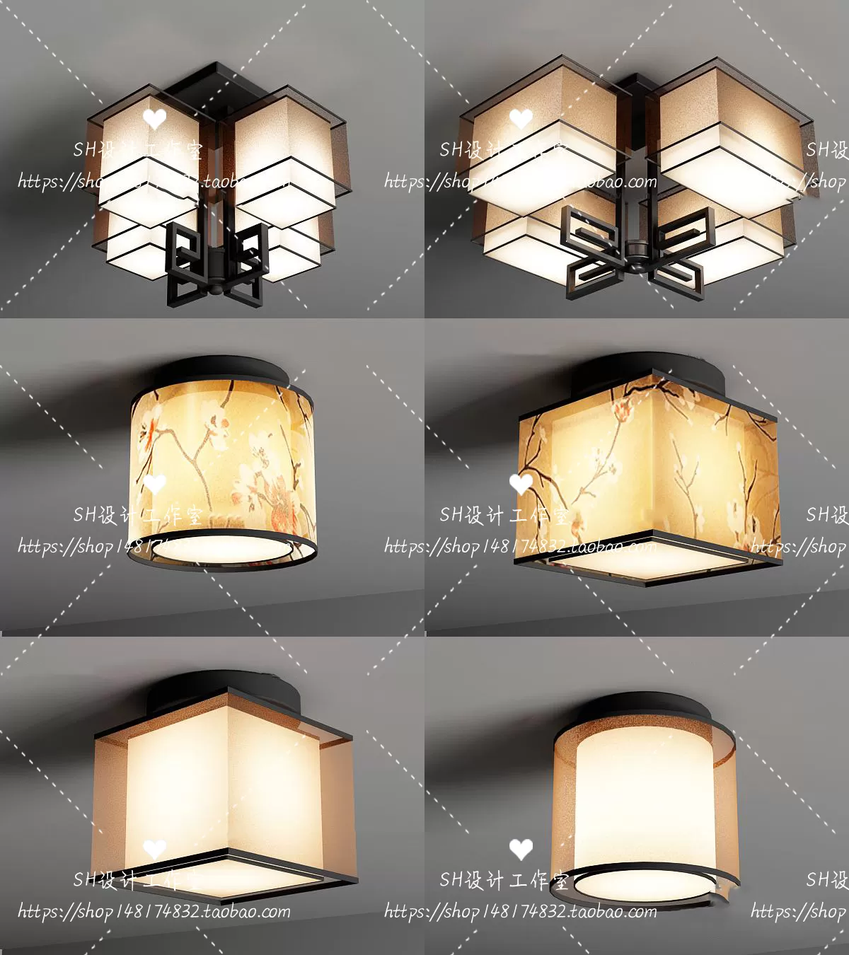 Lights – Chandelier 3D Models – 0836