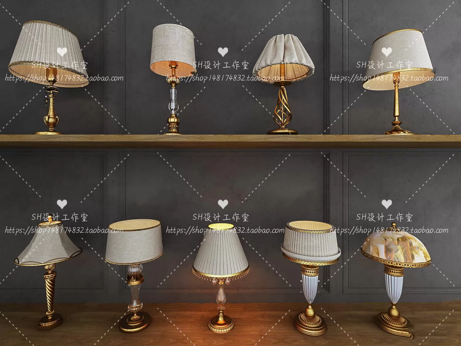 Table Lamps – 3D Models – 0063