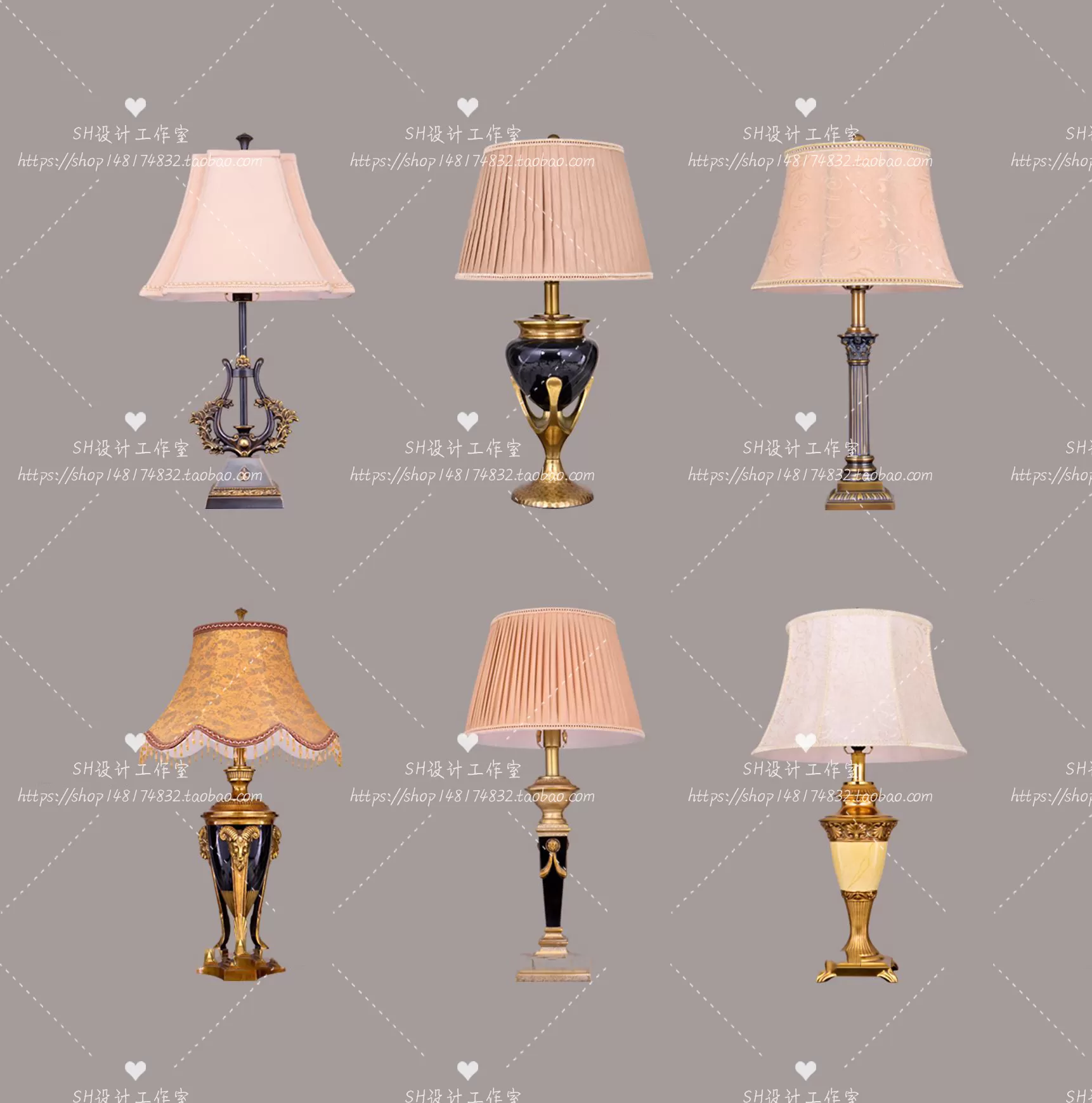 Table Lamps – 3D Models – 0064