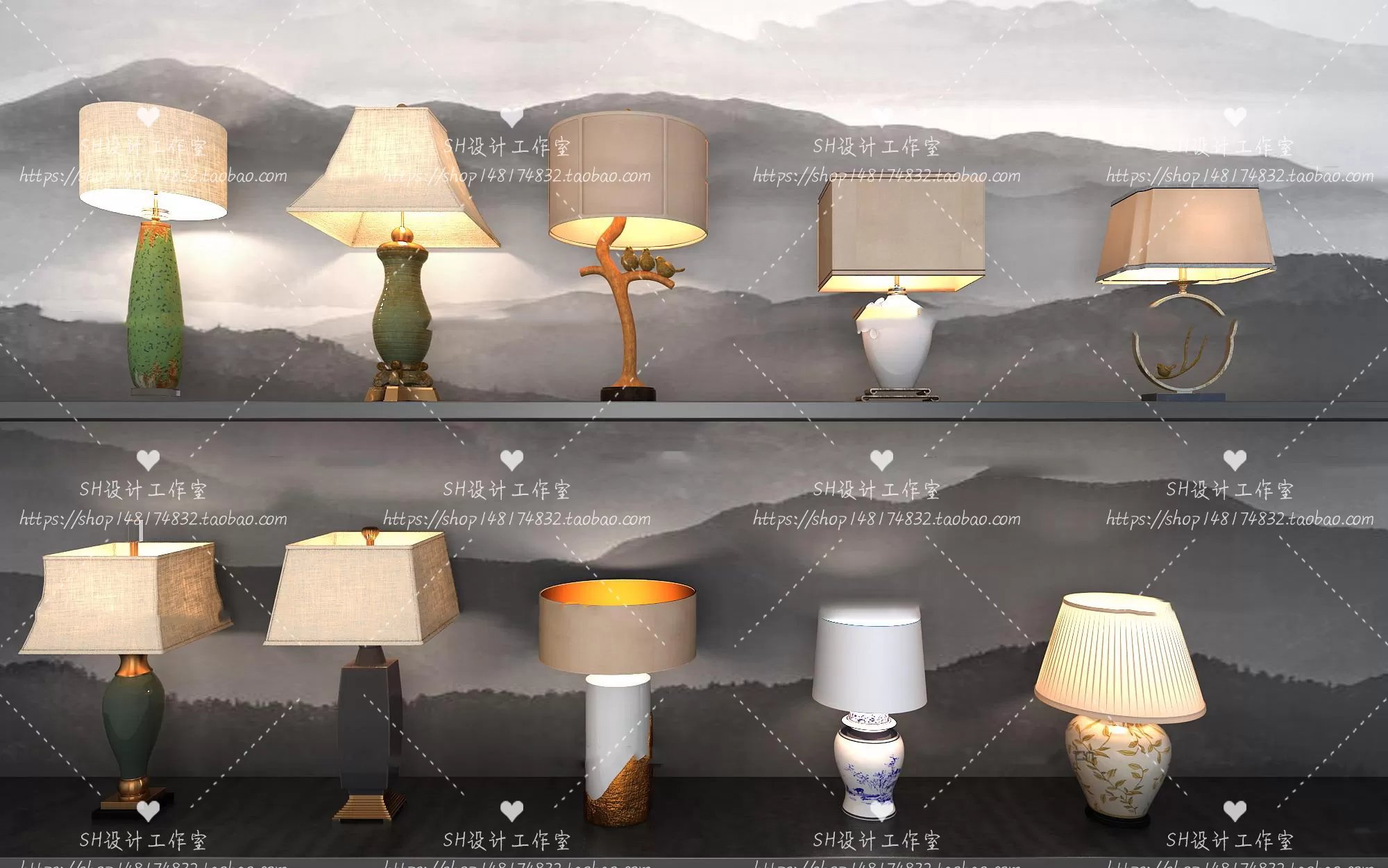 Table Lamps – 3D Models – 0069