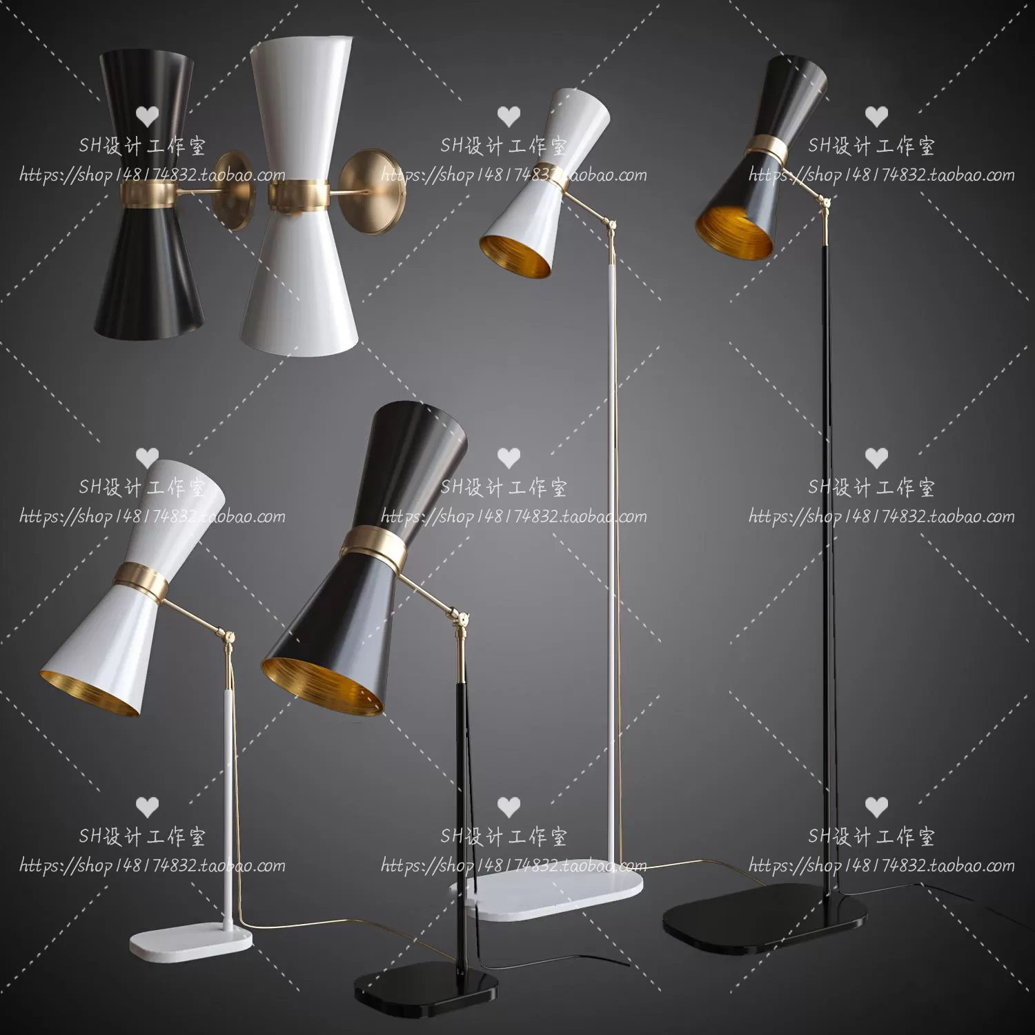 Table Lamps – 3D Models – 0077