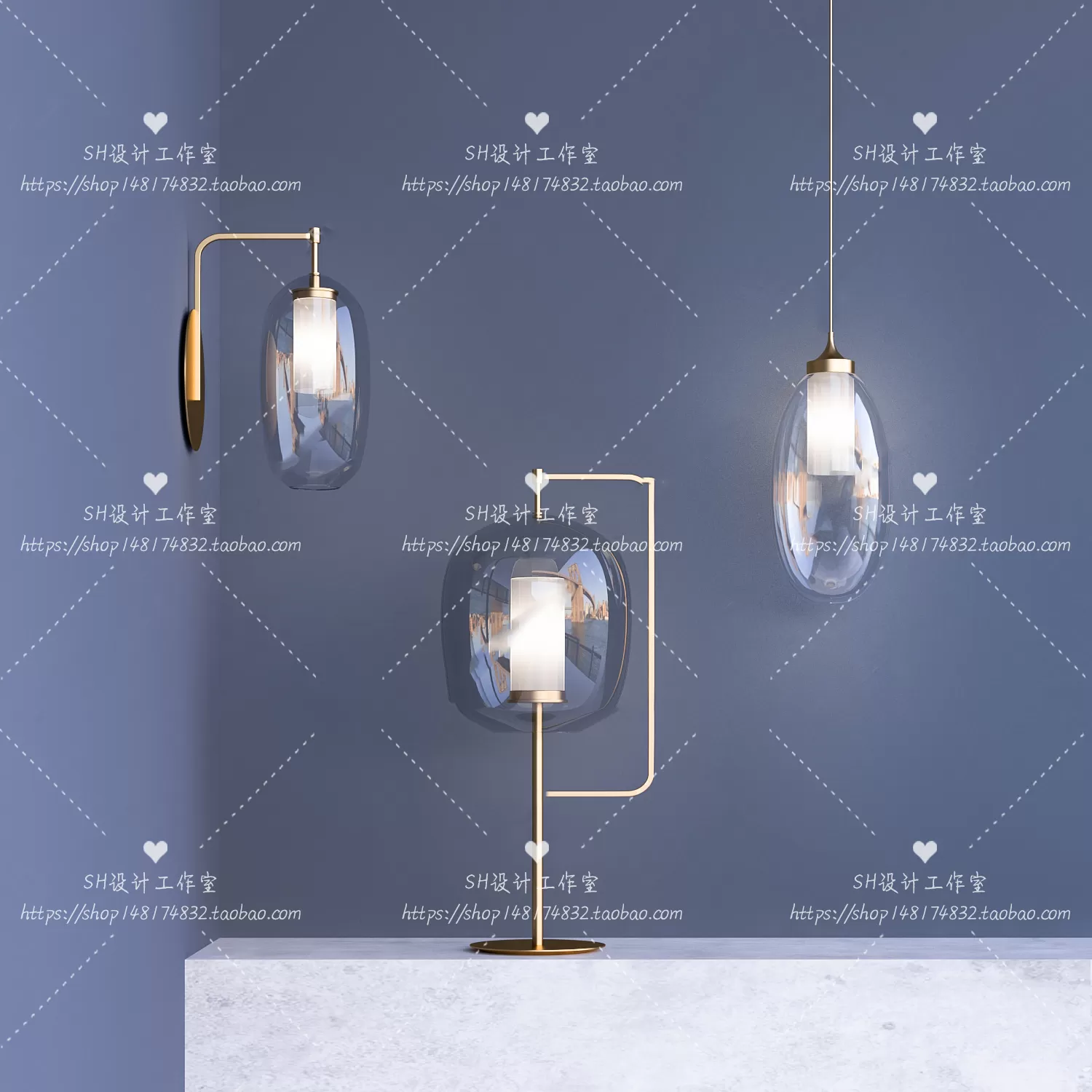 Table Lamps – 3D Models – 0079