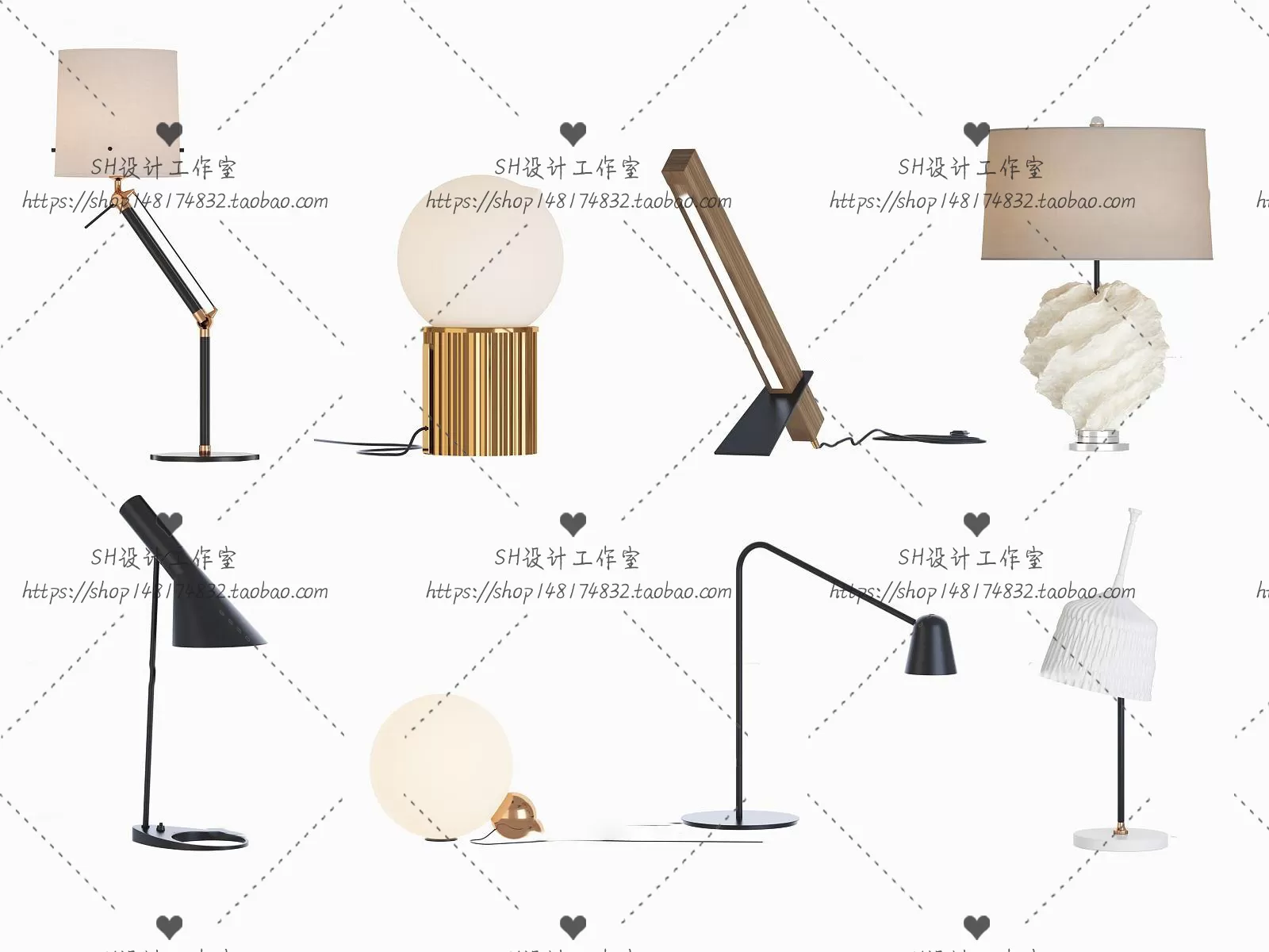 Table Lamps – 3D Models – 0081