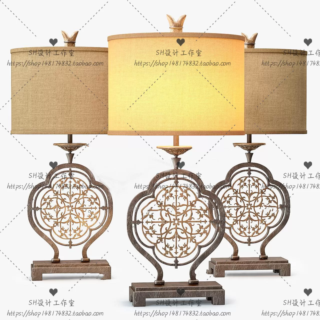 Table Lamps – 3D Models – 0093