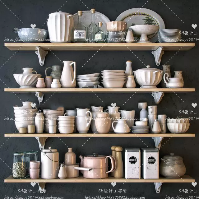 Kitchen Supplies – 3D Models – 0107