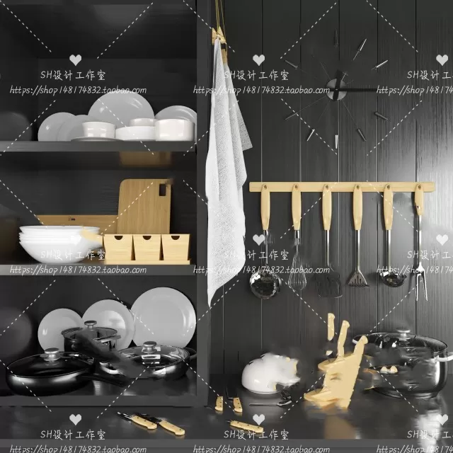 Kitchen Supplies – 3D Models – 0111