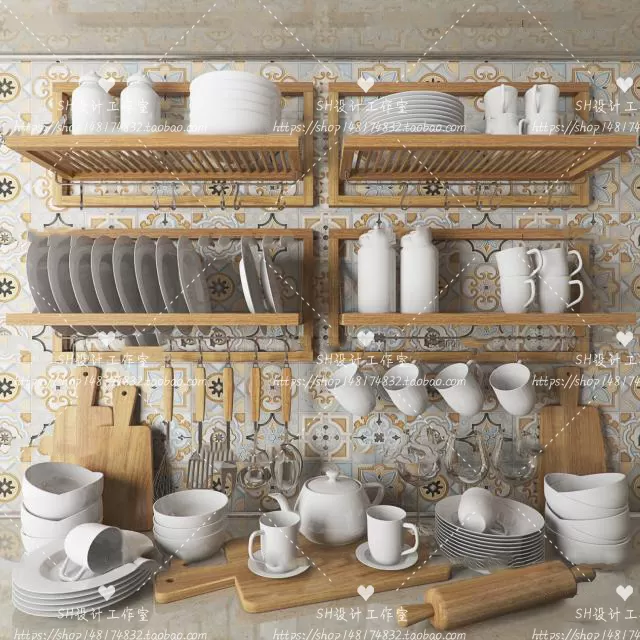 Kitchen Supplies – 3D Models – 0114
