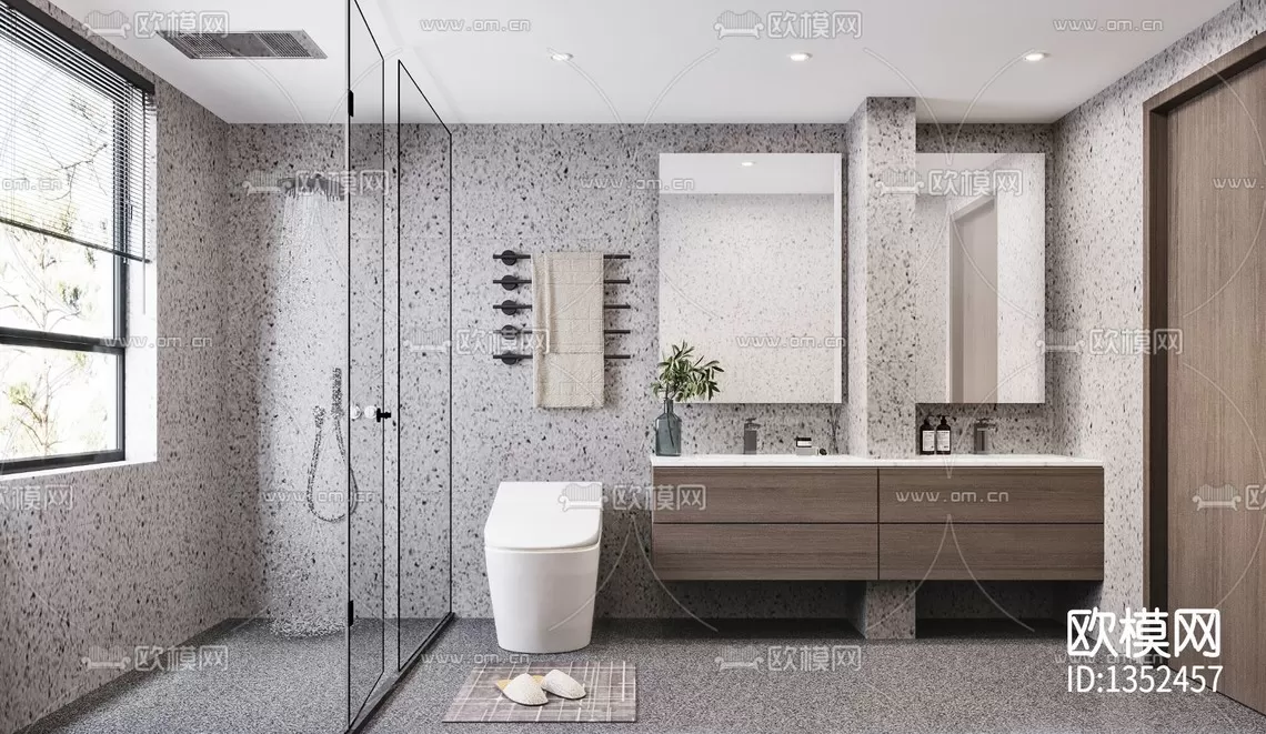 Corona Render 3D Scenes – Bathroom – 0005