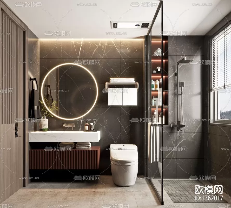 Corona Render 3D Scenes – Bathroom – 0020