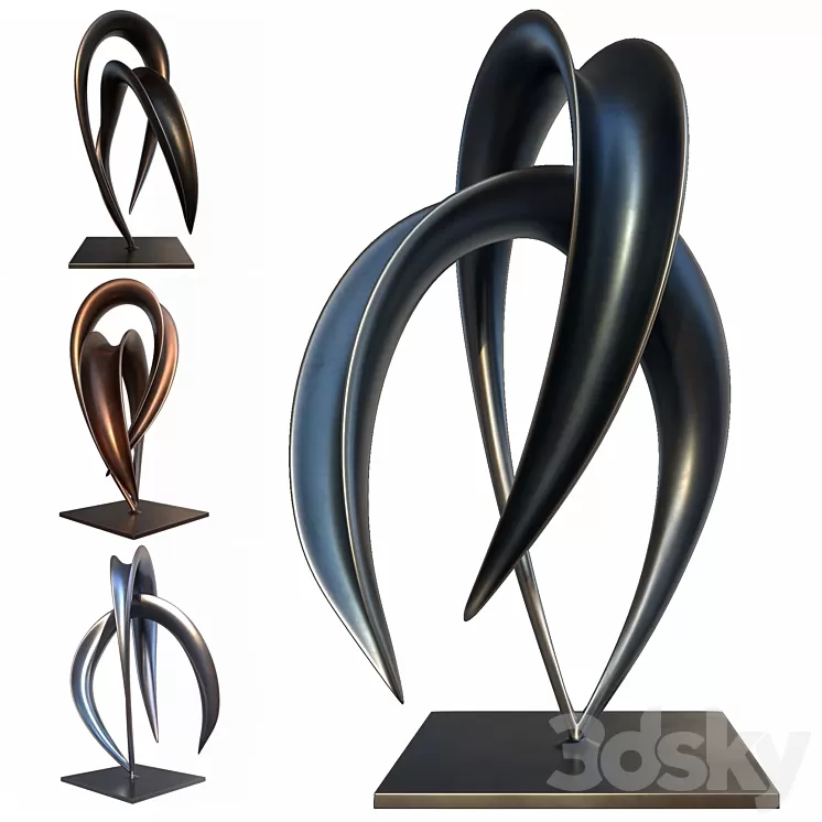 abstract sculpture 01 3dskymodel