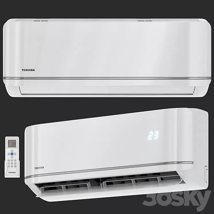Air conditioner TOSHIBA 3dskymodel