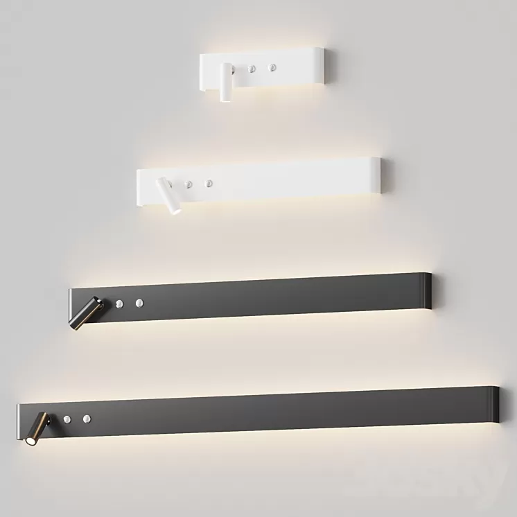 Almara – Modern Bedside Wall Lamp Sconce 3dskymodel
