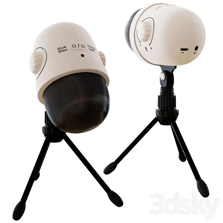 Amazon Basics Desktop Mini Condenser Mic Microphone 3dskymodel