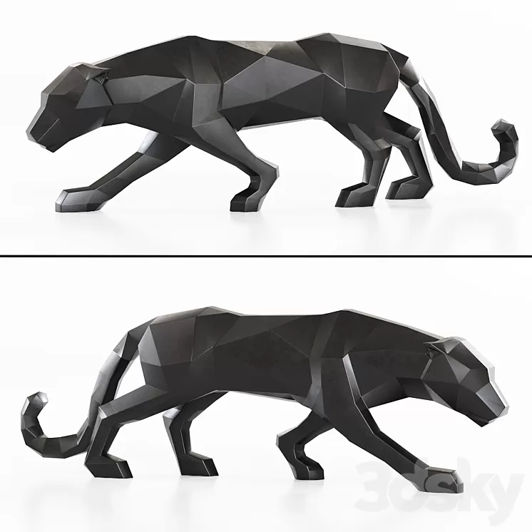 black leopard 3dskymodel