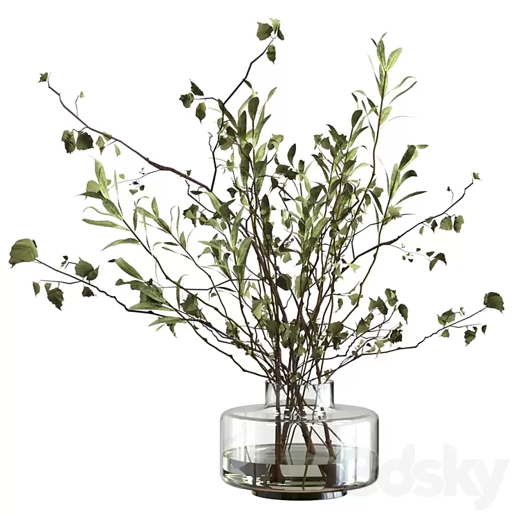 Bouquet of branches 3dskymodel