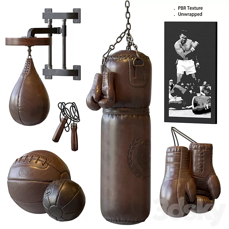 Boxing Equipment 3dskymodel