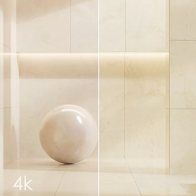 Cifre Ceramica Set 03 – Bundle – 2 types: Beige and Cream marble \/ 4k 3dskymodel