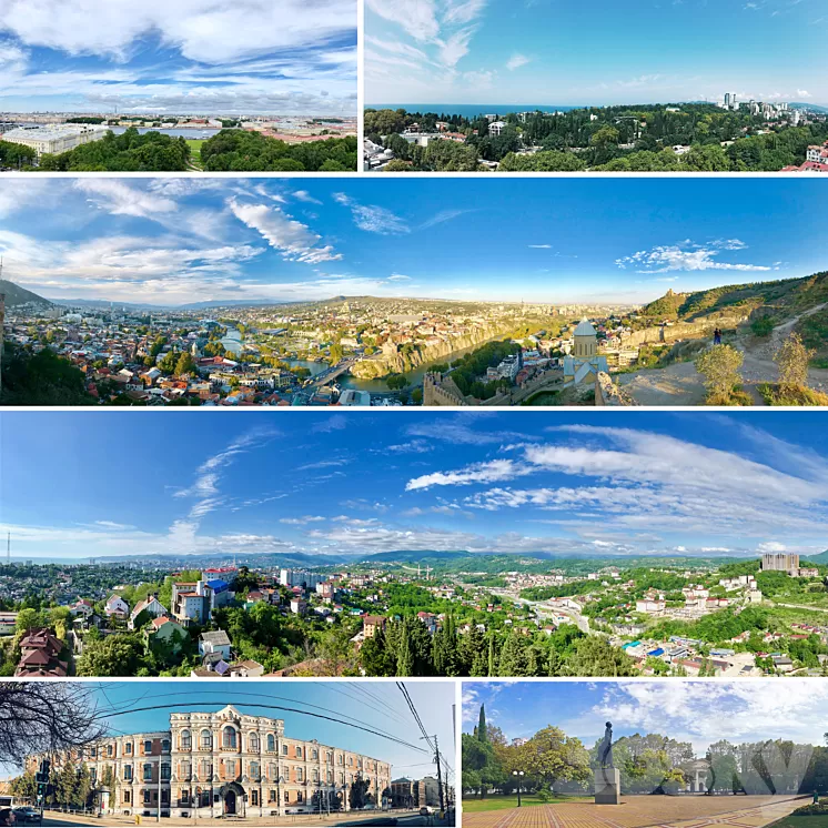 City panoramas 3dskymodel