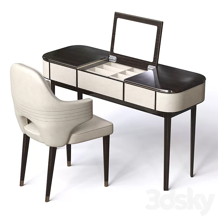 console Molly chair Carol by Antonelli Atelier 3dskymodel