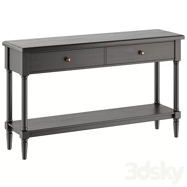 Console with drawers and shelf BLUES 3dskymodel