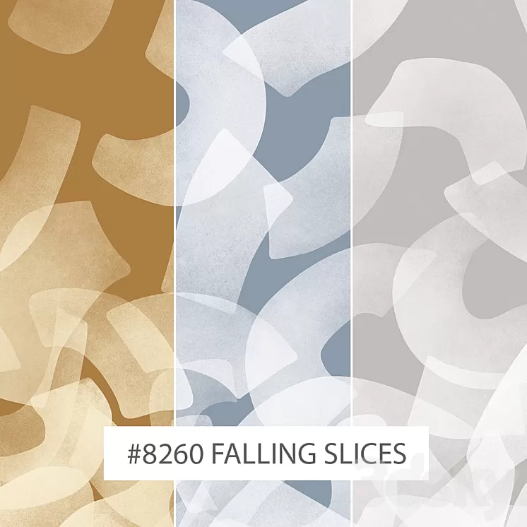 Creativille | wallpapers | 8260 Falling Slices 3dskymodel