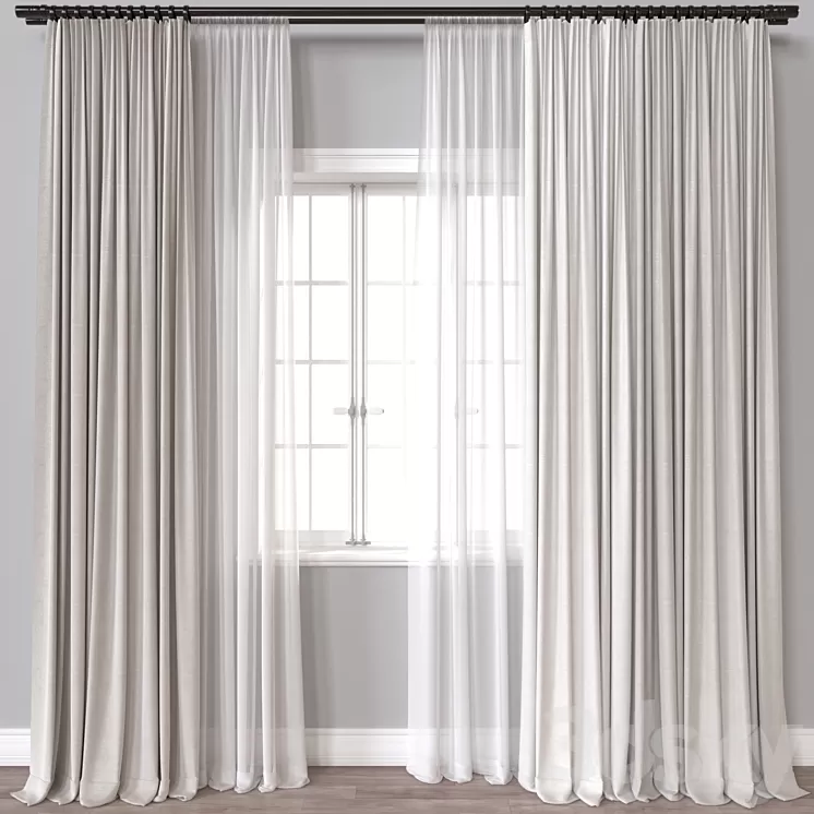 Curtain A570 3dskymodel