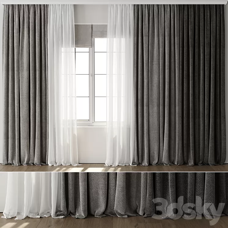 Curtain for Interior 107 3dskymodel