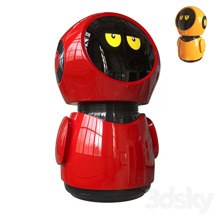 cute robot 3dskymodel