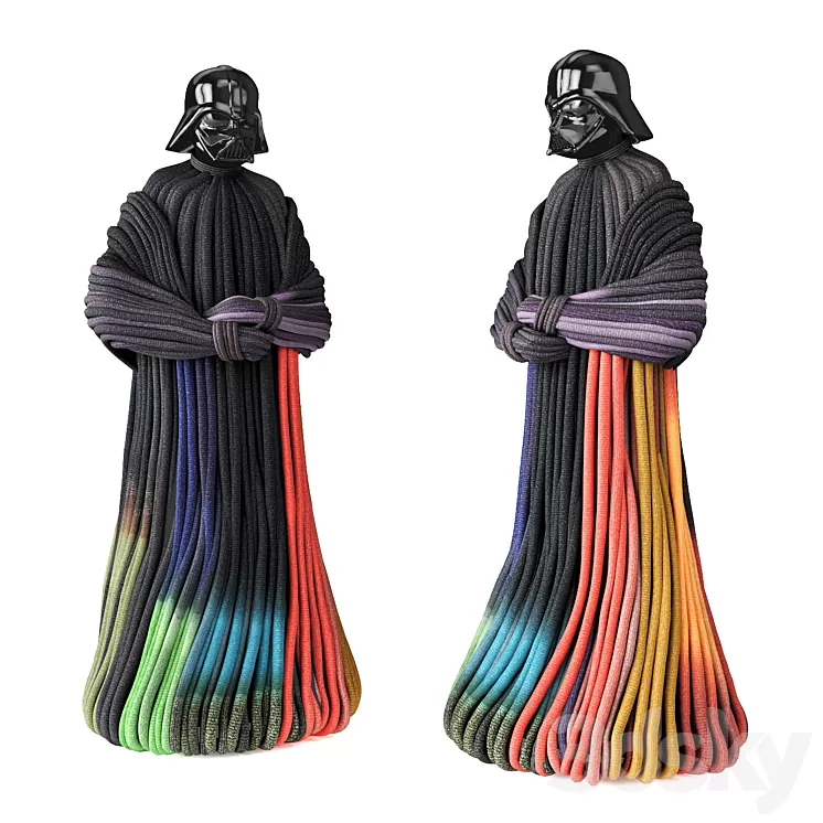 Darth Vader knitted 3dskymodel