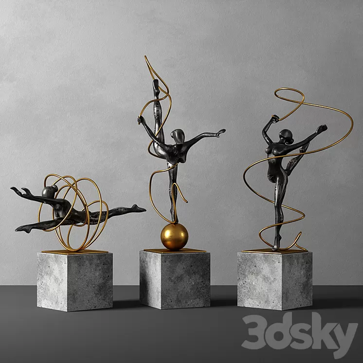 deco sculpture 3dskymodel