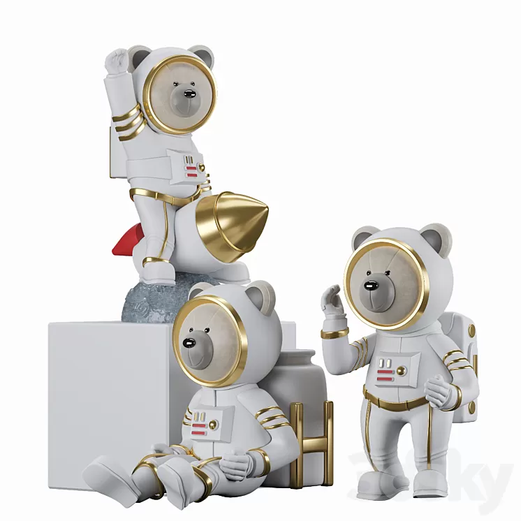 Decorative Astronaut 3dskymodel