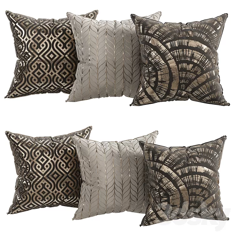 decorative pillows 6 3dskymodel