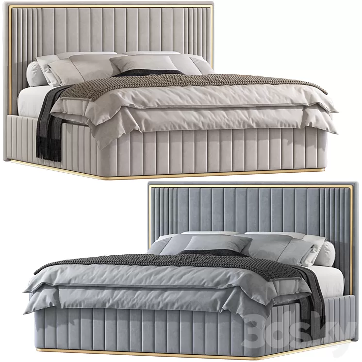 Double bed 160. 3dskymodel