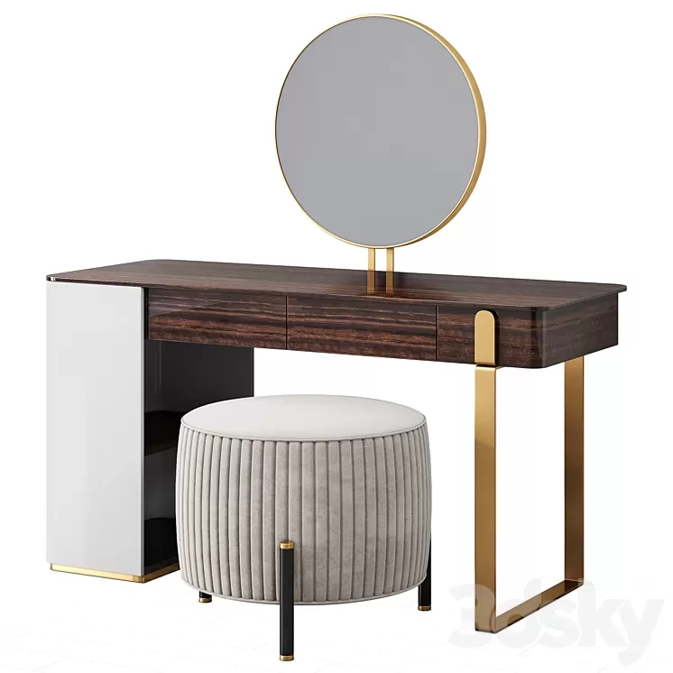 Dressing table PARISIENNE by Capital Collections 3dskymodel