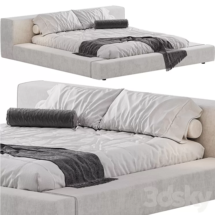 Extra Wall Bed by Living Divani 2 3dskymodel
