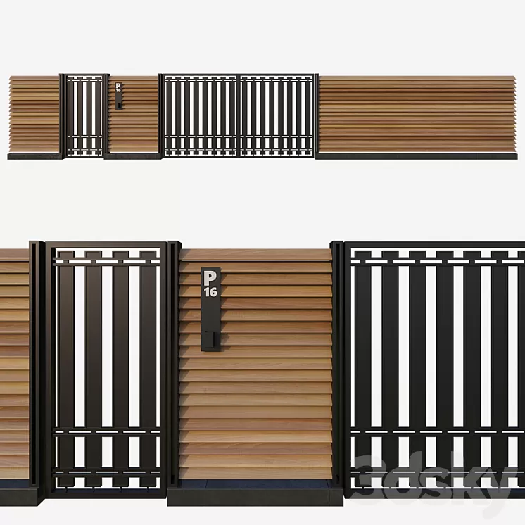 Fence 3dskymodel