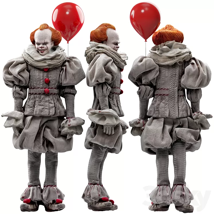 figures INART Pennywise IT 3dskymodel