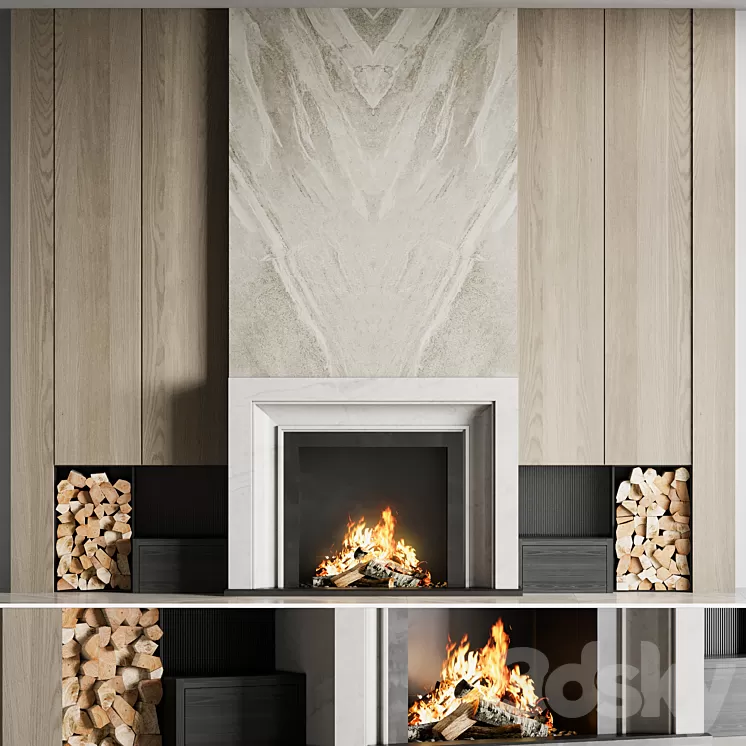 Fireplace 15 3dskymodel