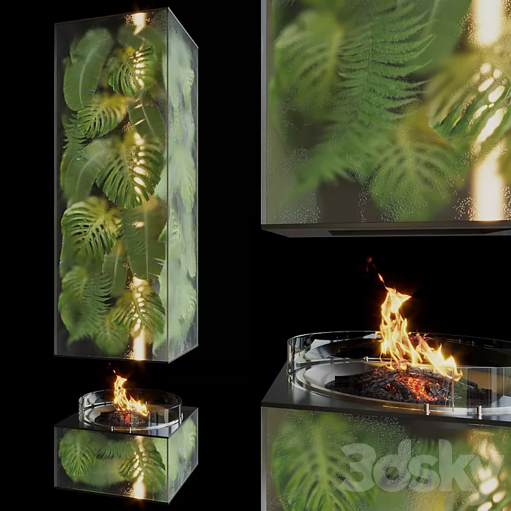 Fito fireplace Greenbox – Vargov Design 3dskymodel
