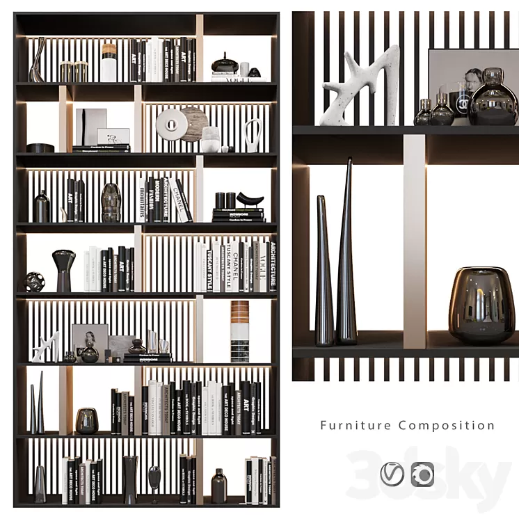Furniture composition | 392 3dskymodel