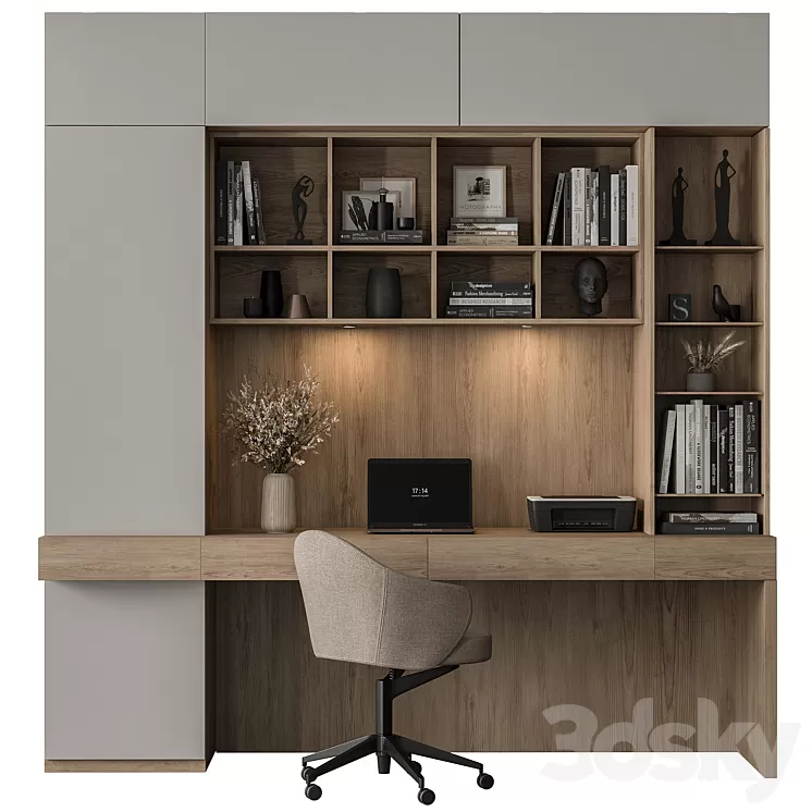 Home Office – Office Furniture 456 3dskymodel