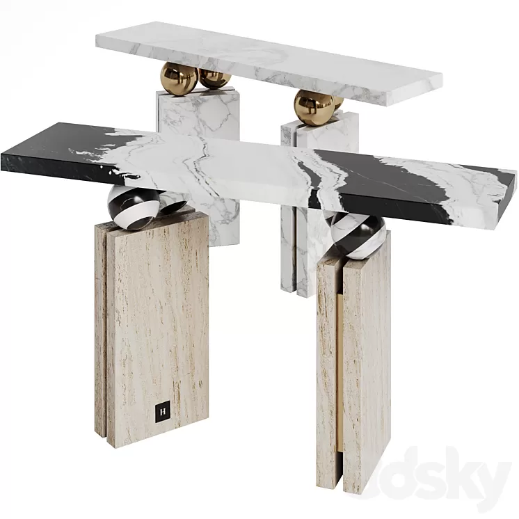 Hommes QUANTIC CONSOLE TABLE 3dskymodel