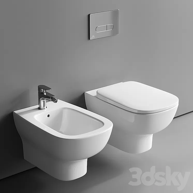 Ideal Standard Esedra Wall-Hung WC 3dskymodel