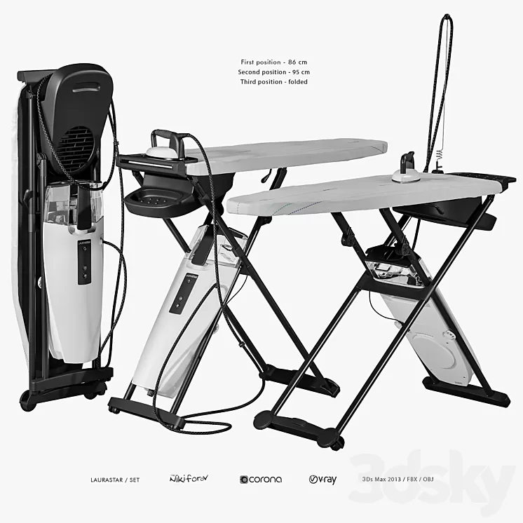 Ironing system LauraStar Smart \/ Set 3dskymodel