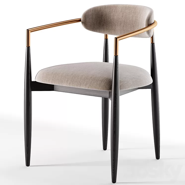 Jagger Dining Arm Chair 3dskymodel