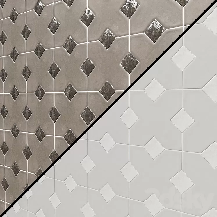 KASBAH Equipe Ceramicas tiles 3dskymodel