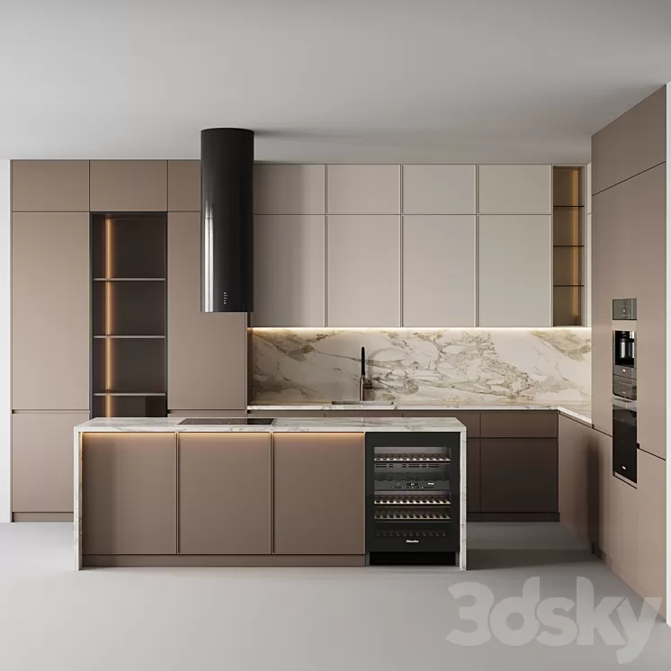 kitchen modern-019 3dskymodel