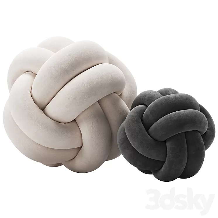 Knot Pillow 2 Layers 3dskymodel