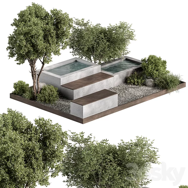 Landscape Furniture Backyard 82 3dskymodel