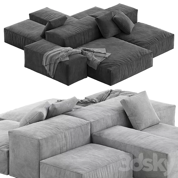 Living Divani Extrasoft Sofa 3dskymodel